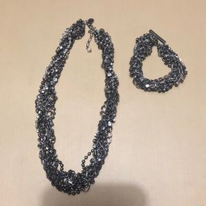 Necklace with matching bracelet